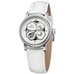 Forsining Women's Stylish Automatic Self-winding Skeleton Leather Strap Analogue Watch FSL8014M3S3