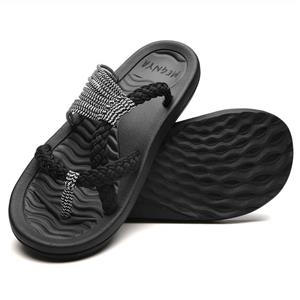 MEGNYA Women's Comfortable Flat Walking Sandals with Arch Support Waterproof for Walking/Hiking/Travel/Wedding/Water Spot/Beach.