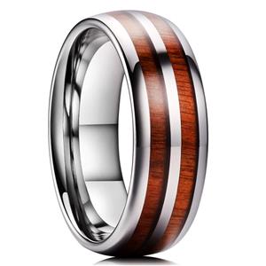 King Will 7mm 8mm Mens Tungsten Carbide Ring Engagement Band Polished Finish Comfort Fit 