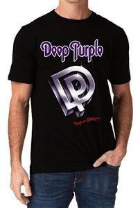 Deep Purple Music Band Logo in Rock Perfect Strangers Men's T-Shirt