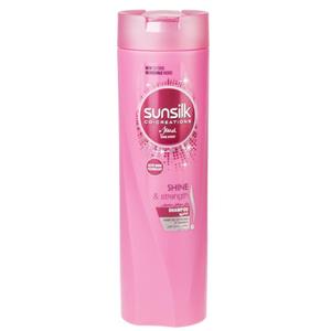 شامپو سان سیلک مدل Glowing Shine And Strength حجم 350 میلی لیتر Sunsilk Glowing Shine And Strength Hair Shampoo 350ml