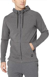 Amazon Brand - Peak Velocity Men's French Terry Full-Zip Hoodie 