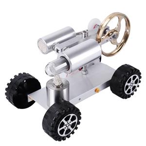 NASHRIO Stirling Heat Engine Model Car Kit Hot Air Educational Toy - Conversion of Heat Energy to Mechanical Work 