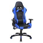 4HOMART Gaming Chair, High Back Ergonomic Style Racing Chair Leather 180 Degree Reclining Computer Chair 360 Degree Swivel Adjustable Office Chair Blue Black, Headrest Lumbar Support
