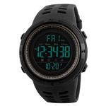 Candy-OU Men's Watch Clock Sport Wacthes Digital Man Wrist Watch Top Luxury Cuntdown Chronograph relogio Masculino 1251,Black Brown
