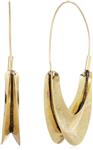 Lucky Brand Womens Organic Hoop Earrings