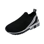 JJLIKER Men's Mesh Slip-On Sneaker Summer Comfortable Breathable Casual Athletic Shoe Walking Flyknit Running Loafer