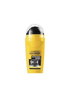 مام رول ضد تعریق مردانه لورآل سری Men Expert مدل Invincible Sport L'ORÉAL Men Expert - Deodorant Roll-On Invincible Sport, 50 ml