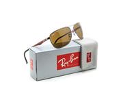 Ray-Ban RB3506 Pilot Polarized Sports Sunglasses Brown 132/83
