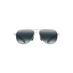 Maui Jim Sunglasses | Guardrails 327 | Aviator Frame, Polarized Lenses, with Patented PolarizedPlus2 Lens Technology