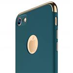 RANVOO iPhone 7 Case, Slim Fit Thin Hard Stylish Cover 3 in 1 Detachable Case, Dark Green [Clip-ON Series]