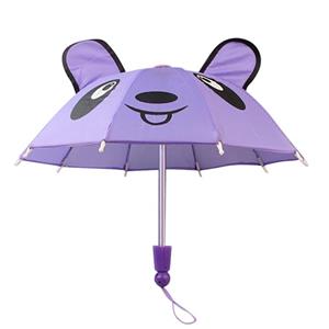 چتر فانتزی Fiaya 18 inch Our Generation for American Girl Doll Umbrella Accessories (Purple Cat, 1PC)