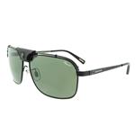 Chopard SCH A02 Color 531P Titanium Black Men's Sunglasses