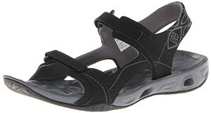 Columbia Women's Seneca Lake Sandal Athletic Shoes Black Charcoal 