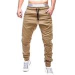 Men Casual Pants Men's Long Comfort Elastic Waist Drawstring Baggy Pockets Running Sport Trousers Sweatpants Slacks