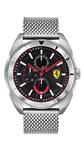 Ferrari Men's Forza Quartz Stainless Steel and Bracelet Casual Watch, Color: Silver (Model: 830637)