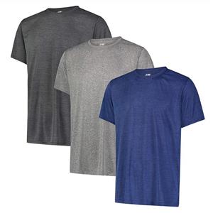 X-PRO Men's Dry-FIT Active Athletic Moisture Wicking Performance Crew Neck T-Shirts [3-Pack]