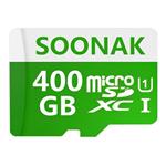 SOONAK 400GB Micro SD Memory Card High Speed Class 10 Micro SD SDXC Card with SD Adapter