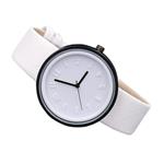 Sunyastor Unisex Simple Number Watches Quartz Canvas Belt Wrist Watch Bracelet Watch for Women Girls Gift Present White