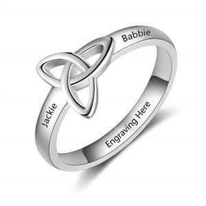 Personalized Promise Name Rings for Women Free Engraved BBF Sisters Friendship Rings Birthday for Her