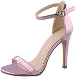Cambridge Select Women's Open Toe Ankle Strappy Single Band Buckled Stiletto High Heel Sandal