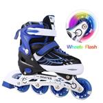 WeSkate Inline Skates Roller Skates with Adjustable Size Light up Wheel Fun Flashing Skate for Toddler Boys Girls Kids Size 12j 1 2 3 4 5 6 7 8