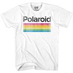 Mad Engine Men's Classic Polaroid Logo Vintage Style Rainbow T-Shirt