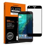 Spigen Tempered Glass Google Pixel Screen Protector [ Case Friendly ] [ Maximum Protection ] for Google Pixel (2016 Release) - Black