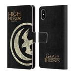 Official HBO Game of Thrones Arryn House Mottos Leather Book Wallet Case Cover for iPhone Xs Max