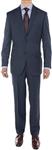 LN LUCIANO NATAZZI Men's Sharkskin 160'S Wool Suit Two Button Jacket 2 Piece