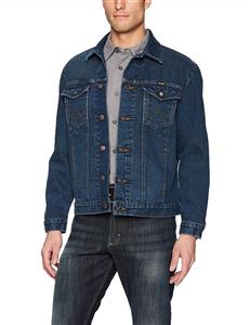 Wrangler Men's Western Style Unlined Denim Jacket 