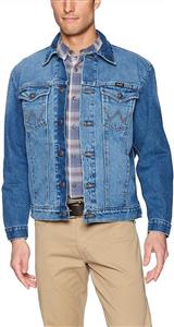 Wrangler Men's Western Style Unlined Denim Jacket 