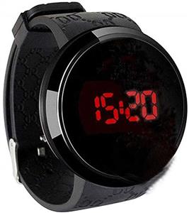 Techno Pave Digital Touch Screen Sports Smart Watch with Rubber Silicone Band 