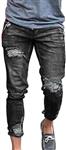 Lookatool Jeans Men Regular Fashion Comfort-Fit Jeans Pants #19032602N#