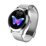 Smart Watch for Android/iOS,Jchen IP68 Waterproof Round Touchscreen Women Men Heart Rate Monitor Smart Watch Fitness Sport Smart Watch Best Gift for Father's Day (Silver)