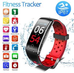 Fitness Tracker with Fitness Tracker HR, Color Screen Heart Rate Monitor Watch, Smart Activity Tracker Watch, IP67 Waterproof, Step Calorie Counter, Sleep Monitor, Pedometer Watch 