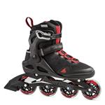 Rollerblade Macroblade 80 Men's Adult Fitness Inline Skate, Black and Red, Performance Inline Skates