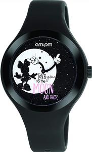 ساعت مچی اصل | برند ای ام پی ام | مدل DP155-U348 Disney Minnie Mouse To the Moon and Back Women's Watch DP155-U348 by AM:PM