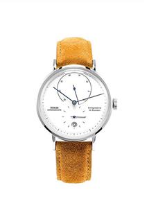 Energy Display Automatic Watches，Men's Ultra-Thin Simple Style Unique Curved Mirro Mechanical Watch