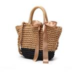 Straw Crossbody Handbag, JOSEKO Women Top Handle Handbag Summer Beach Purse Ladies Shoulder Bag