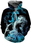 Leapparel Unisex Pullover Colorful 3D Hoodie Galaxy Sweatshirt for Men and Women Cool Graphic Prints Sweater with Big Pocket