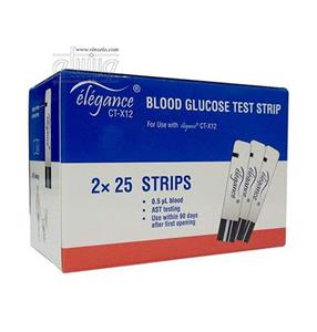 نوار تست قند خون الگانس ELEGANCE TEST STRIP 