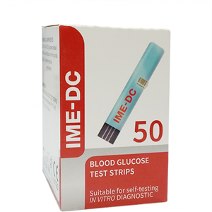 نوار تست قند خون ای ام دی سیIME DC TEST STRIP NGH Glucose Test Strips Pack Of 50 
