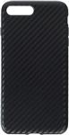 iPhone 7 Plus Case, Rock [Carbon Fiber] - [Light Thin Cover] [Non Slip] [Fingerprint Free] Case for iPhone 7 Plus - Black