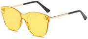 YaMiFan New Fashion Women Flat Sunglasses Luxury Designer Sun Glasses Eyewear Candy Color Mirroro