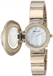 Anne Klein Women's Swarovski Crystal Accented Covered Dial Watch