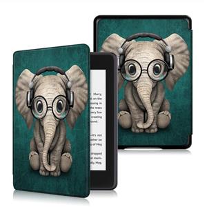 Anvas Case for Kindle Paperwhite 10th Gen 2018,Thinnest Light Shell Smart Cover with Auto Wake/Sleep for All-New Amazon Kindle Paperwhite 6 Inch 2018 Release, Music Elephant 