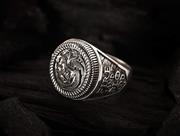 Targaryen Ring, Game Thrones House Targaryen Dragon Ring 925 Sterling Silver