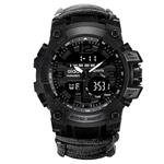 6-in-1 Top Brand Men Sports Watches Dual Display Analog Digital LED Electronic Quartz Wristwatches Waterproof Swimming Military Watch