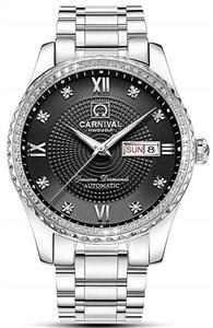 Swiss Brands Men's Automatic Watches Gold Silver Stainless Steel Waterproof Calendar Diamond Wrist Watch 